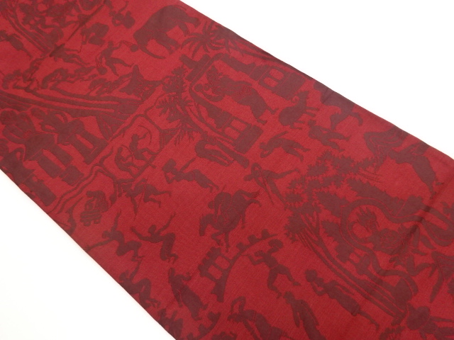 JAPANESE FUKURO OBI / WOVEN TREES